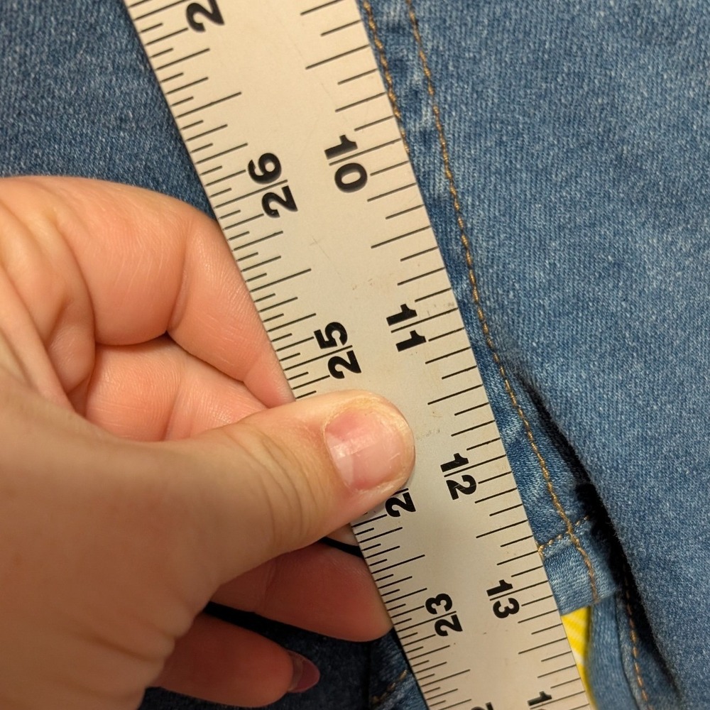 Unbranded Distressed Skinny Jeans Womens 4XL Blue Good Ripped Frayed Hem Stretch - Picture 5 of 6
